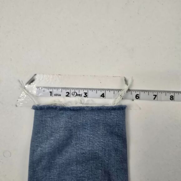 Levi's 721 High Rise Skinny Jeans Light Wash Raw Hem Size 32 4290 NWT - Picture 8 of 11